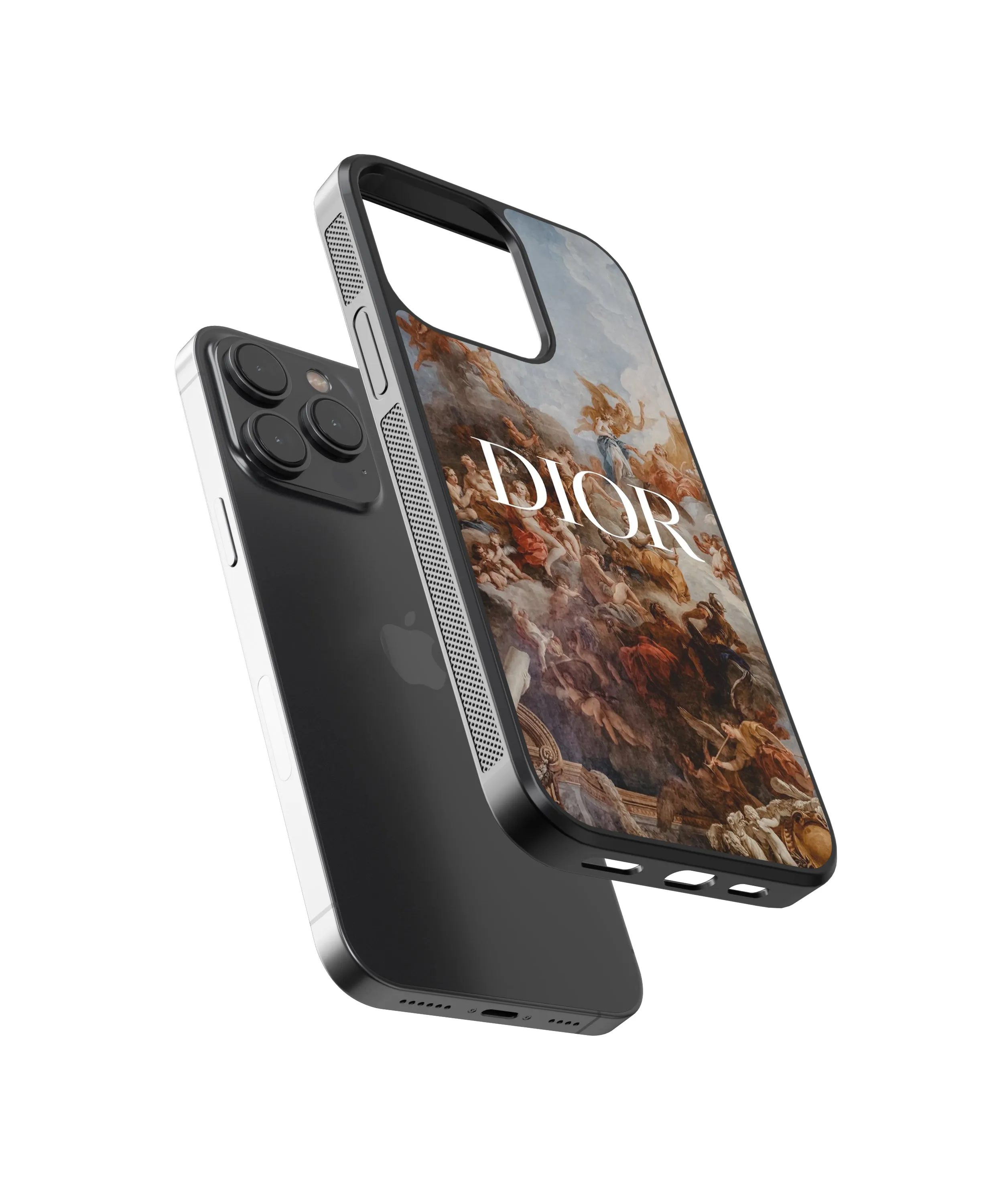 Dior Vintage Glass Phone Case Cover