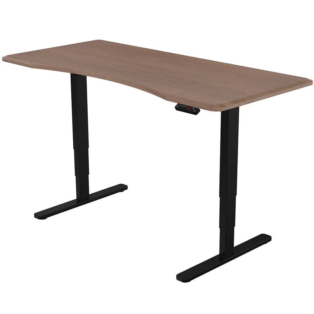Dual Motor Electric Height Adjustable Standing Desk 160x75cm, 120kg Load - FORTIA