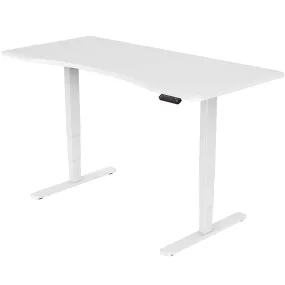 Dual Motor Electric Standing Desk, 160x75cm, 120kg Load - FORTIA