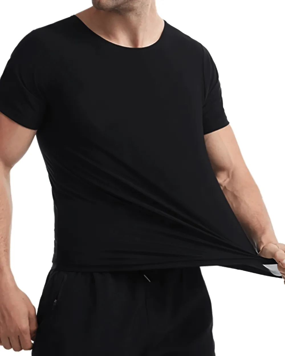 Elastic Men's Sauna Effect Training T-Shirt - SF2248