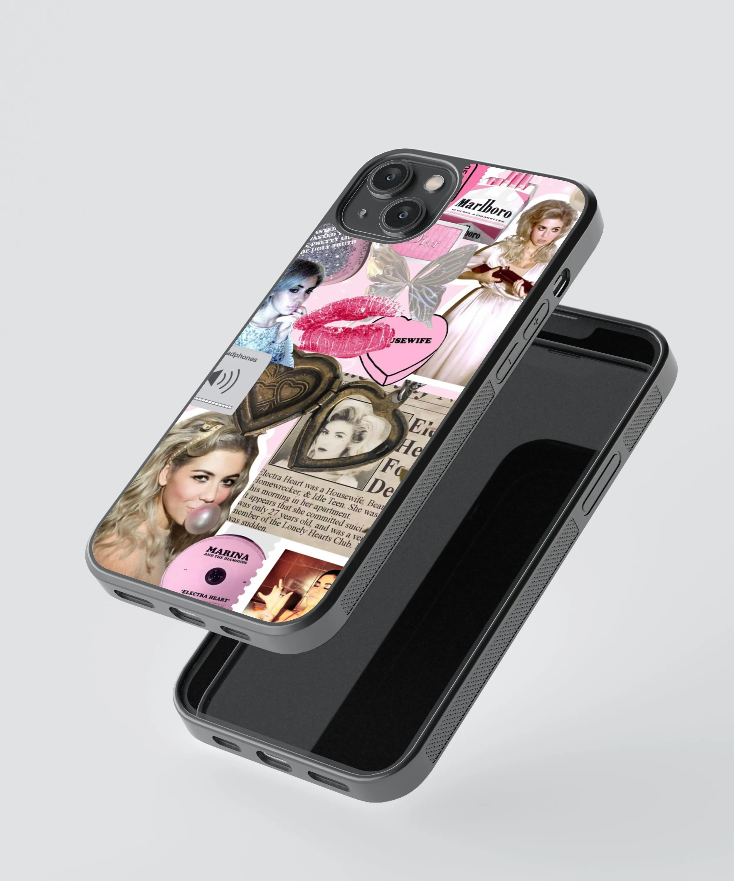 Electra Heart Spotify Glass Phone Case Cover