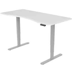 Electric Sit-Stand Desk, Dual Motor, 120kg Load, 160x75cm - Fortia