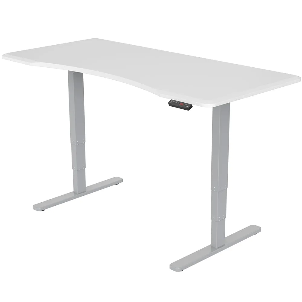 Electric Sit-Stand Desk, Dual Motor, 120kg Load, 160x75cm - Fortia