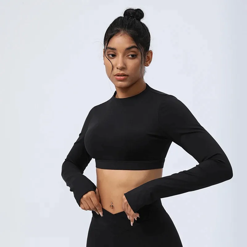 Elegant Women's Cut-Out Back Yoga Top - SF2104