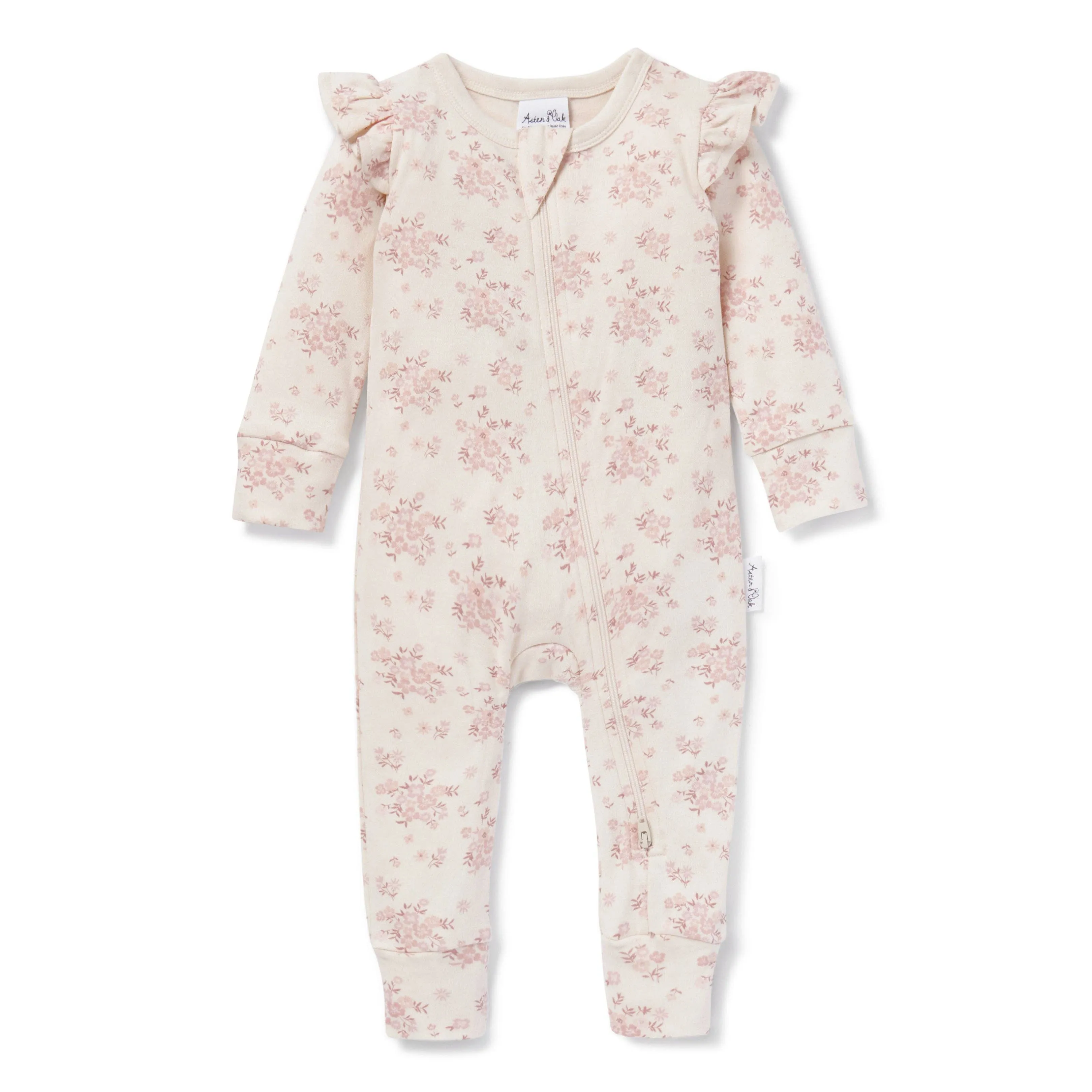 Emmy Floral Zip Romper