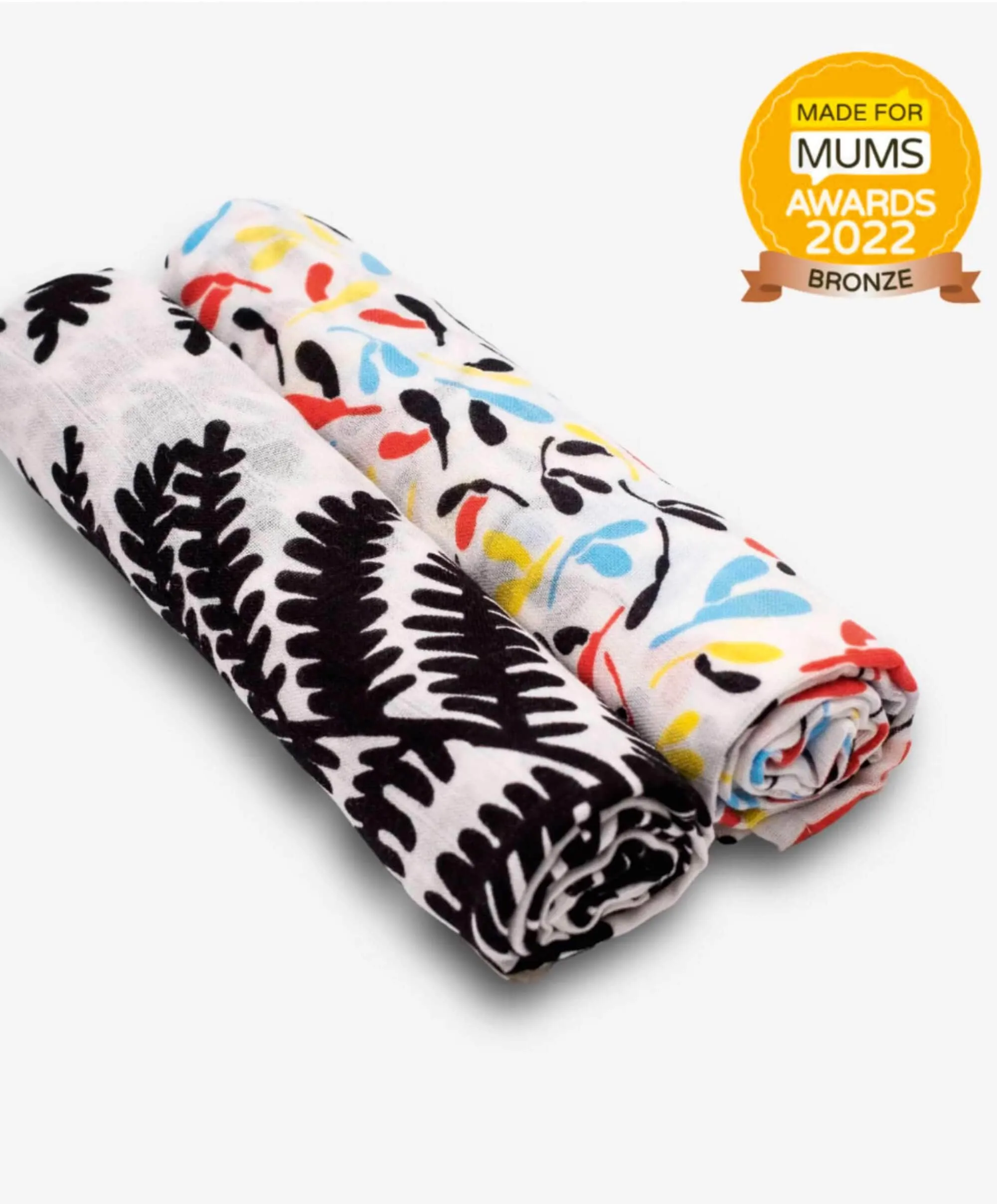 Etta Loves 2 Pack Muslins - Plant Print