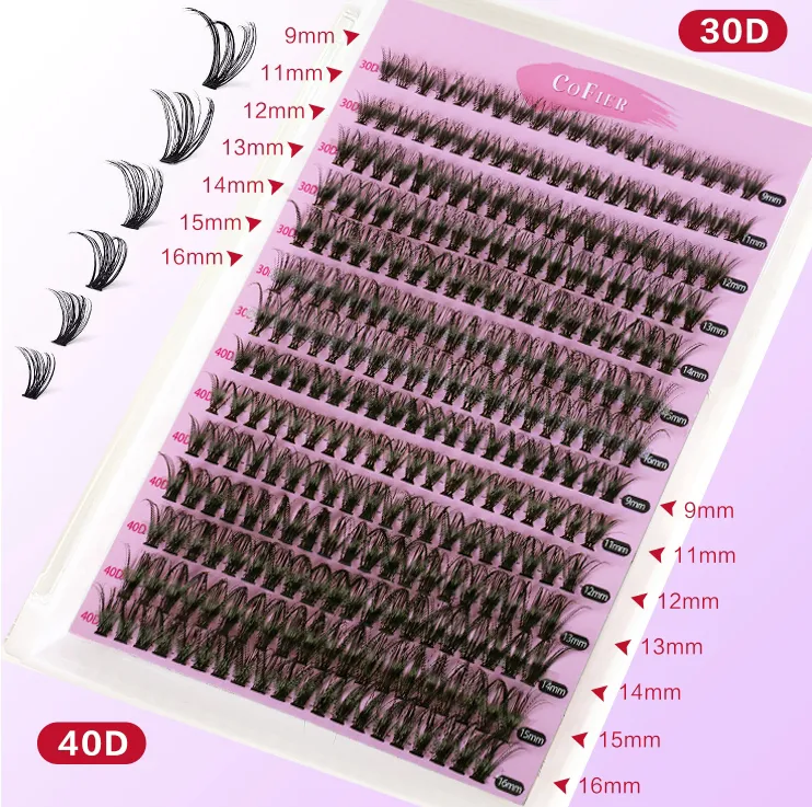 Eyelash DIY lash Extension Kit and LashCluster (30D 40D Kit)