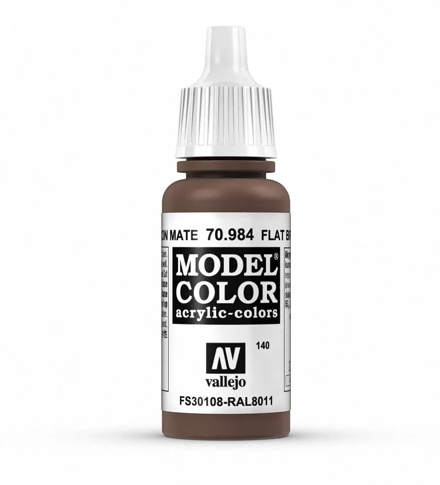 Flat Brown 17ml - Model Colour