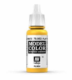 Flat Yellow 17ml - Model Colour