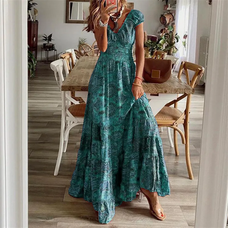 Floral Print Maxi Dress