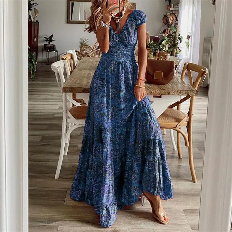 Floral Print Maxi Dress