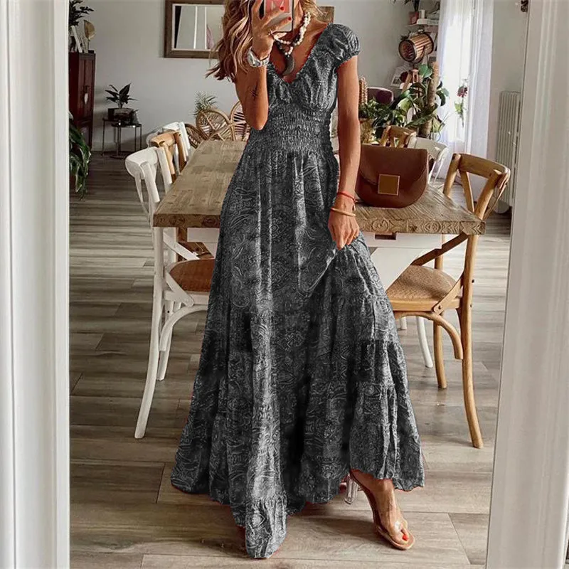 Floral Print Maxi Dress