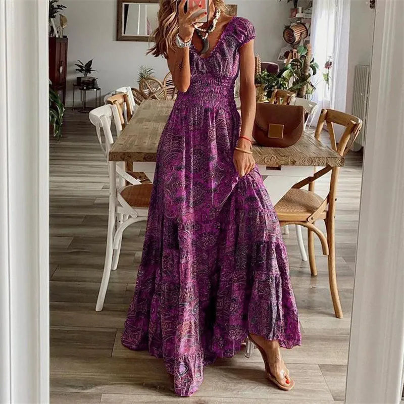 Floral Print Maxi Dress