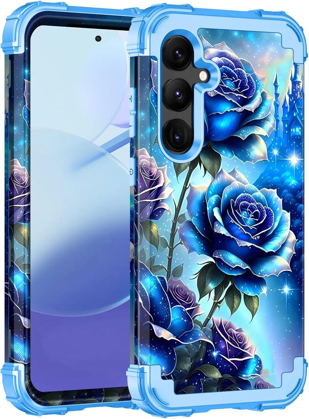 Galaxy S24 Plus 5G Heavy Duty Shockproof Full Protection Hard Plastic Silicone Protective Case