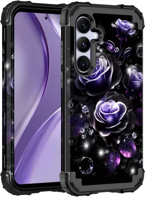 Galaxy S24 Plus 5G Heavy Duty Shockproof Full Protection Hard Plastic Silicone Protective Case