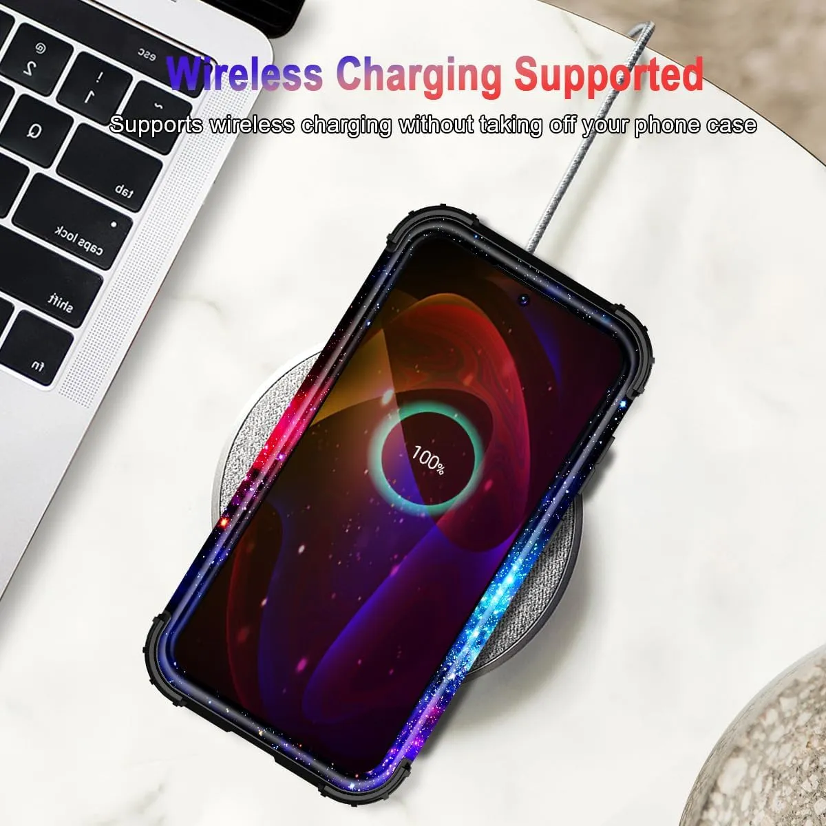 Galaxy S24 Plus 5G Heavy Duty Shockproof Full Protection Hard Plastic Silicone Protective Case