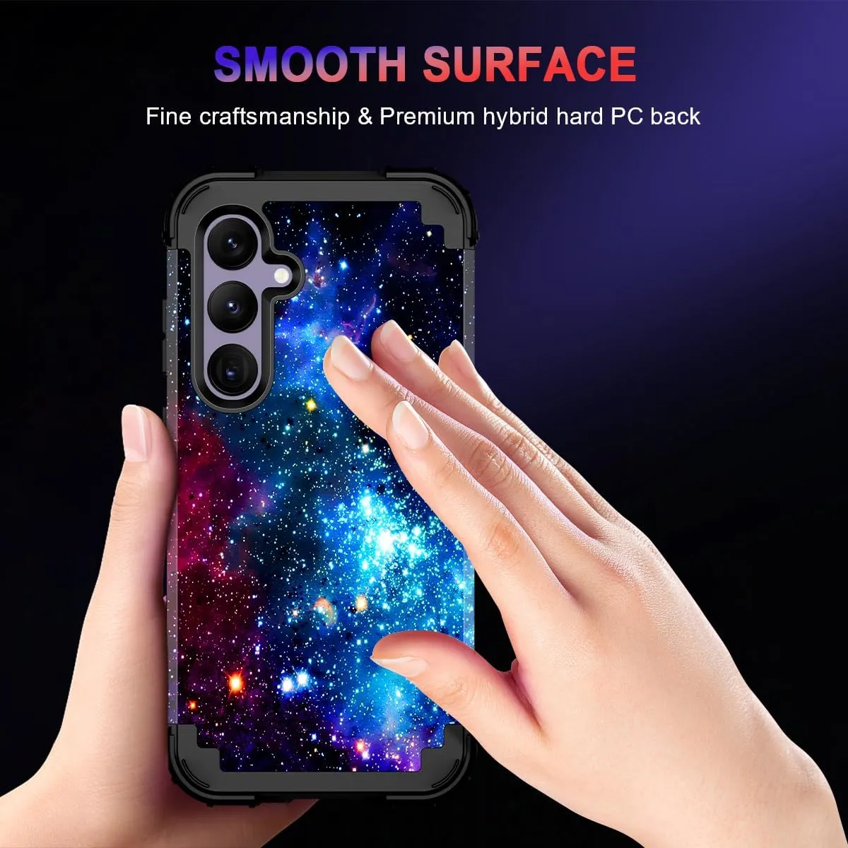 Galaxy S24 Plus 5G Heavy Duty Shockproof Full Protection Hard Plastic Silicone Protective Case
