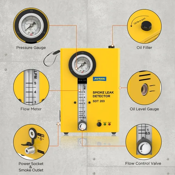 GT-SDT203 - AUTOOL Car Smoke Leak Detector