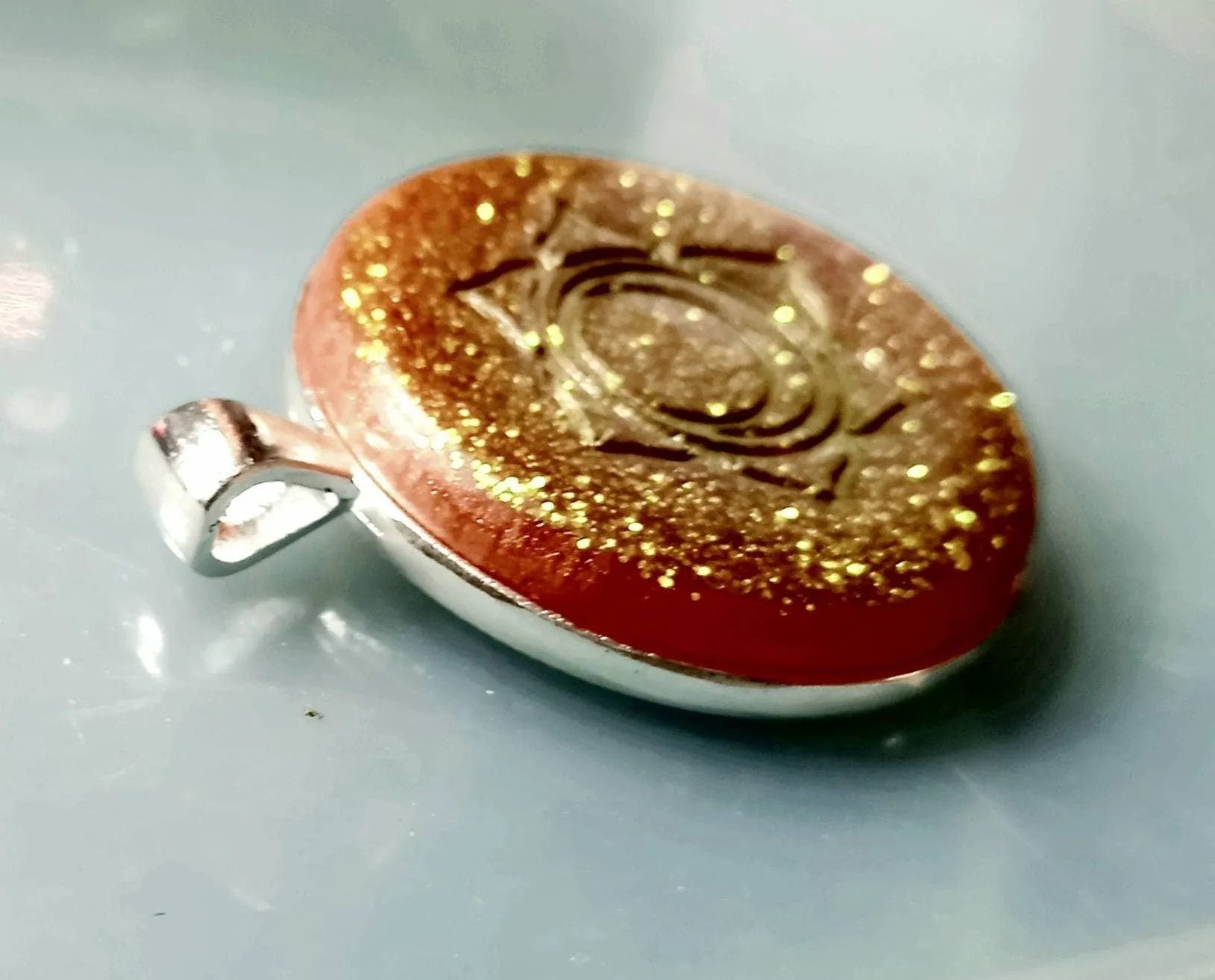 Handmade Heart Chakra Silver Pendant/Necklace,Unisex Spiritual Health Gift for Birthday/Anniversary/Mother/Aunt/Granny/Sister/Wife/Graduate
