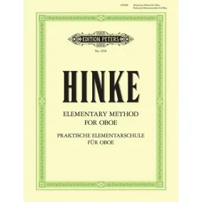 Hinke Elementary Method for Oboe