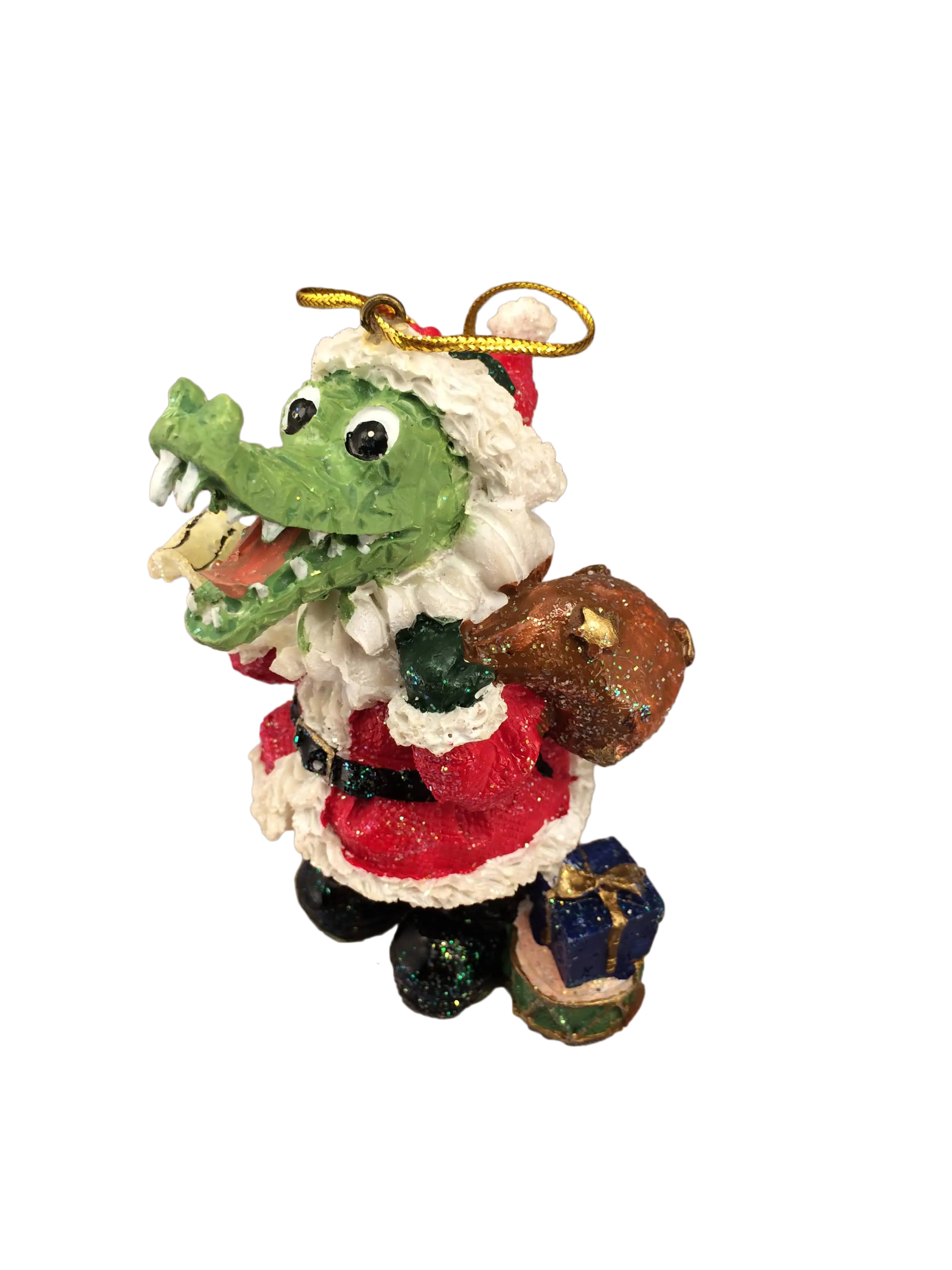 Holiday Cheer Alligator Ornaments