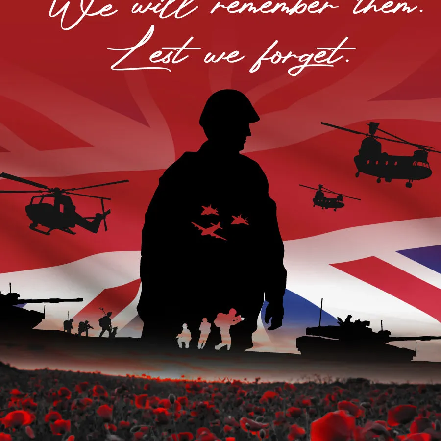 Honour Our Armed Forces - Armed Forces Day 2024 V1 (Red) - Tech Polo