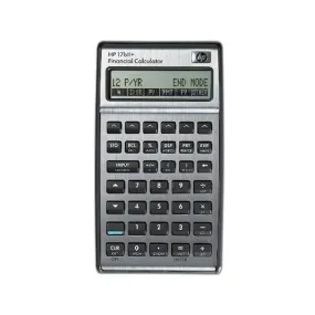 HP 17BII  Financial Calculator, Silver