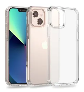 Ice Crystal Matte Series Anti- Fingerprint Frosted Transparent Military Grade [TPU PC] Back Cover Case for Apple iPhone 13 Mini, 5.4 inch, Matte Transparent