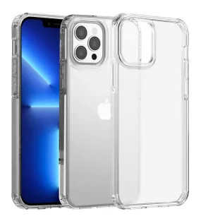 Ice Crystal Matte Series Anti- Fingerprint Frosted Transparent Military Grade [TPU PC] Back Cover Case for Apple iPhone 13 Pro Max, 6.7 inch, Matte Transparent