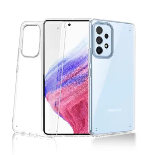 Ice Crystal Series Hybrid Transparent PC Military Grade TPU Back Cover for Samsung Galaxy A53 5G, 6.5 inch, Crystal Clear