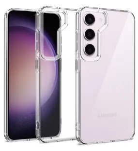 Ice Crystal Series Hybrid Transparent PC Military Grade TPU Back Cover for Samsung Galaxy S23  Plus 5G, 6.6 inch, Crystal Clear