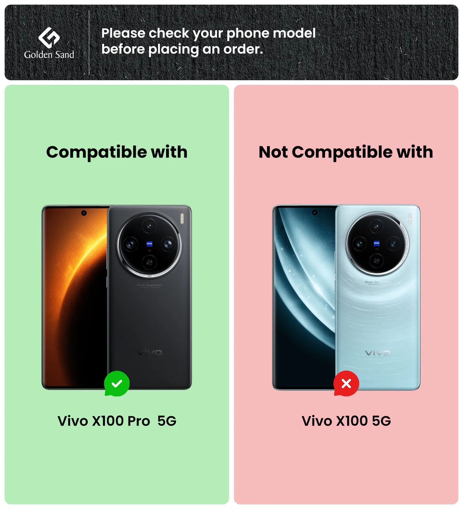 Ice Crystal Series Hybrid Transparent PC Military Grade TPU Back Cover for Vivo X100 Pro 5G, 6.78 inch, Crystal Clear