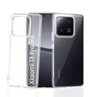 Ice Crystal Series Hybrid Transparent PC Military Grade TPU Back Cover for Xiaomi 13 Pro 5G, 6.73 inch, Crystal Clear