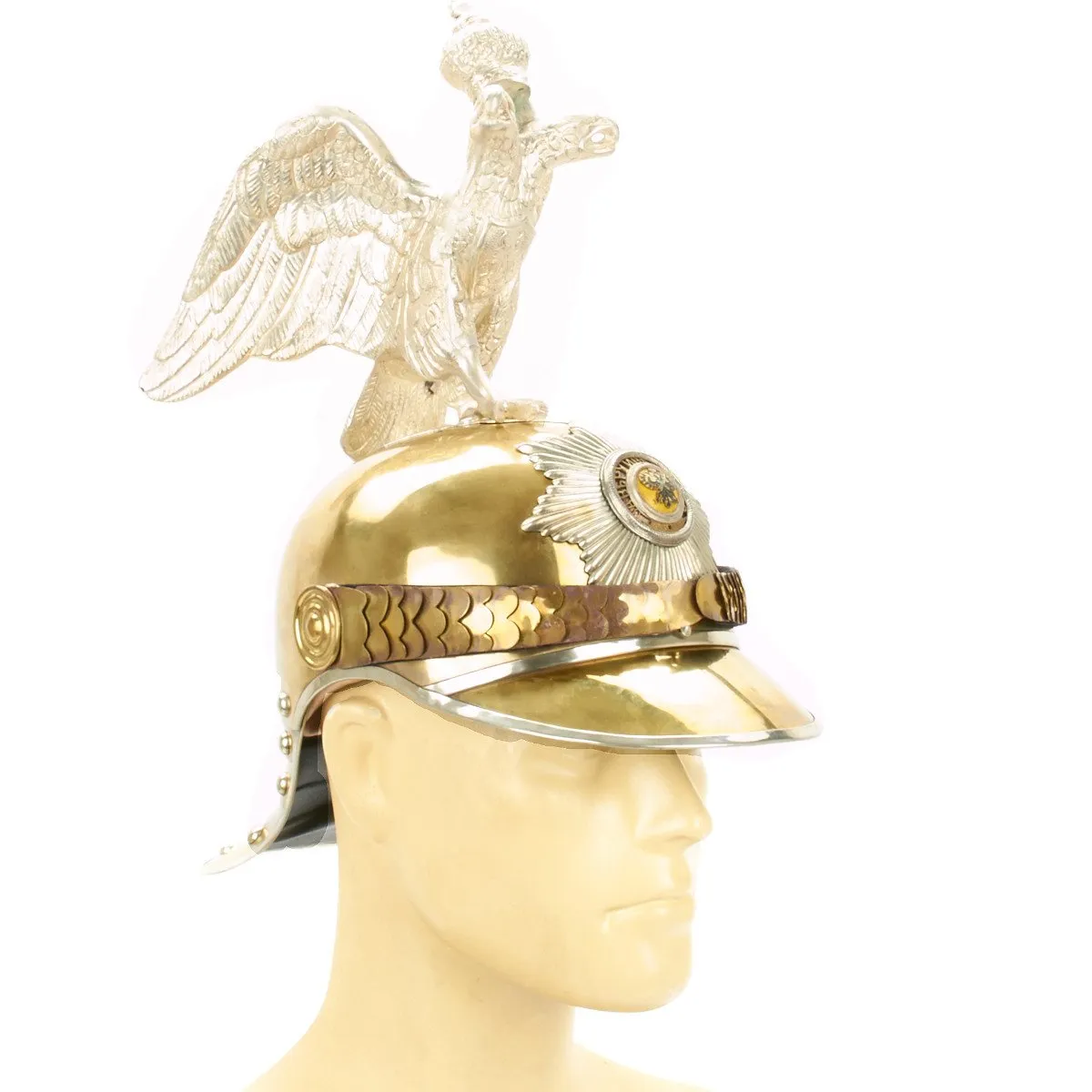 Imperial Russian 19th Century Double Headed Eagle Helmet