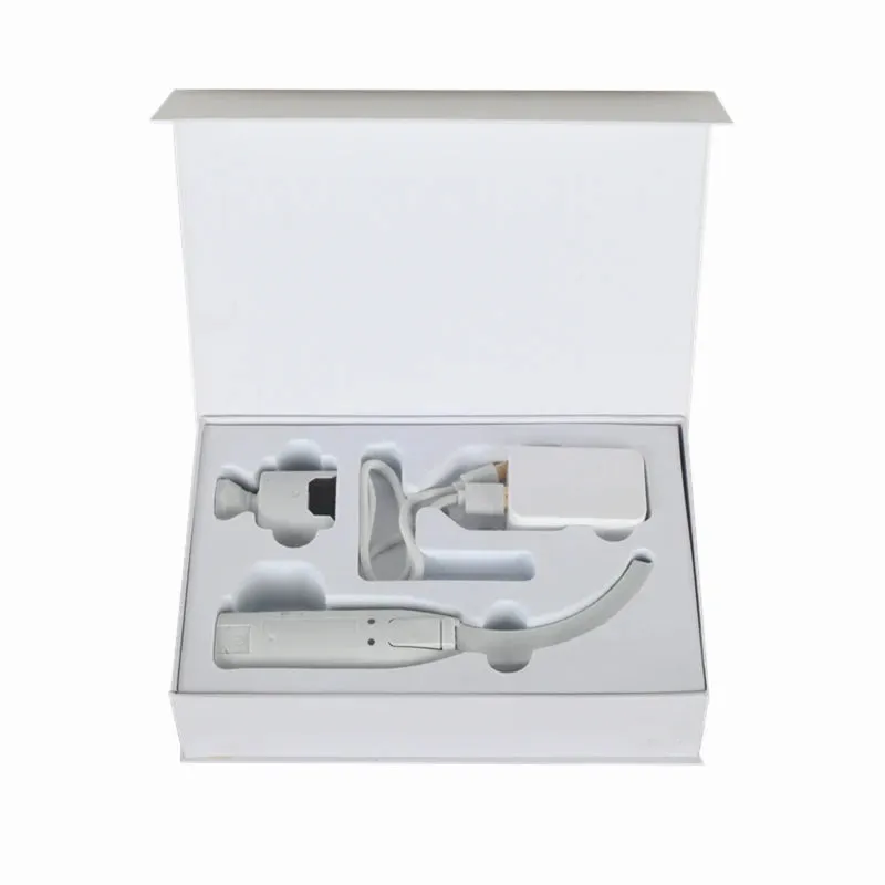 In Sight Handheld Anesthesia  Reusable Core Optical Fiber Laryngoscope Disposable Blade