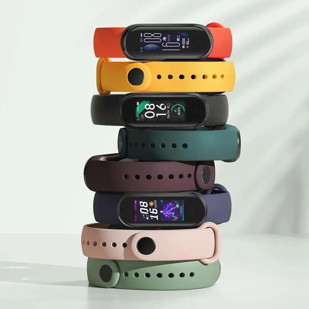 In Stock Xiaomi Mi Band 5 Smart Bracelet 1.1" AMOLED Colorful Screen Heart Rate Fitness Tracker Bluetooth 5.0 Waterproof Miband5