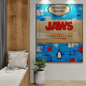 Jaws 140cm x 100cm Urban Pop Book Club Painting (SOLD)