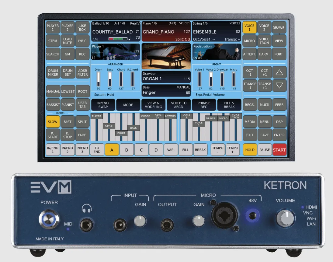 Ketron 9EXKEVM Event Module Audio Interface