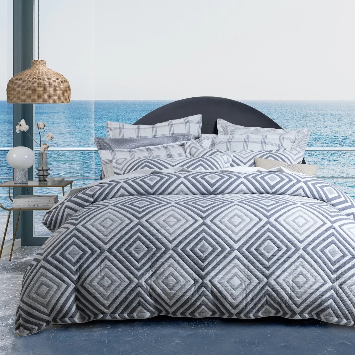 Lambert Ink Quilt Cover Set By Private Collection