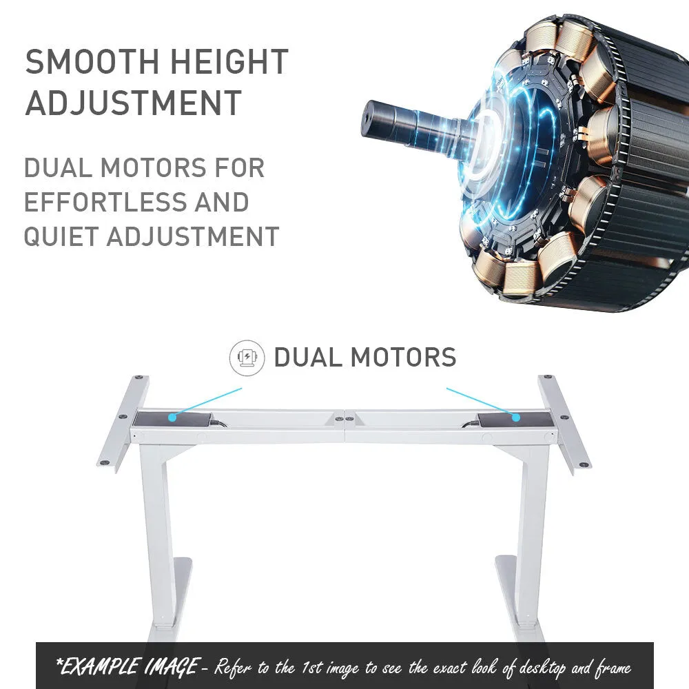 Large Dual Motor Sit To Stand Adjustable Desk 150cm - FORTIA