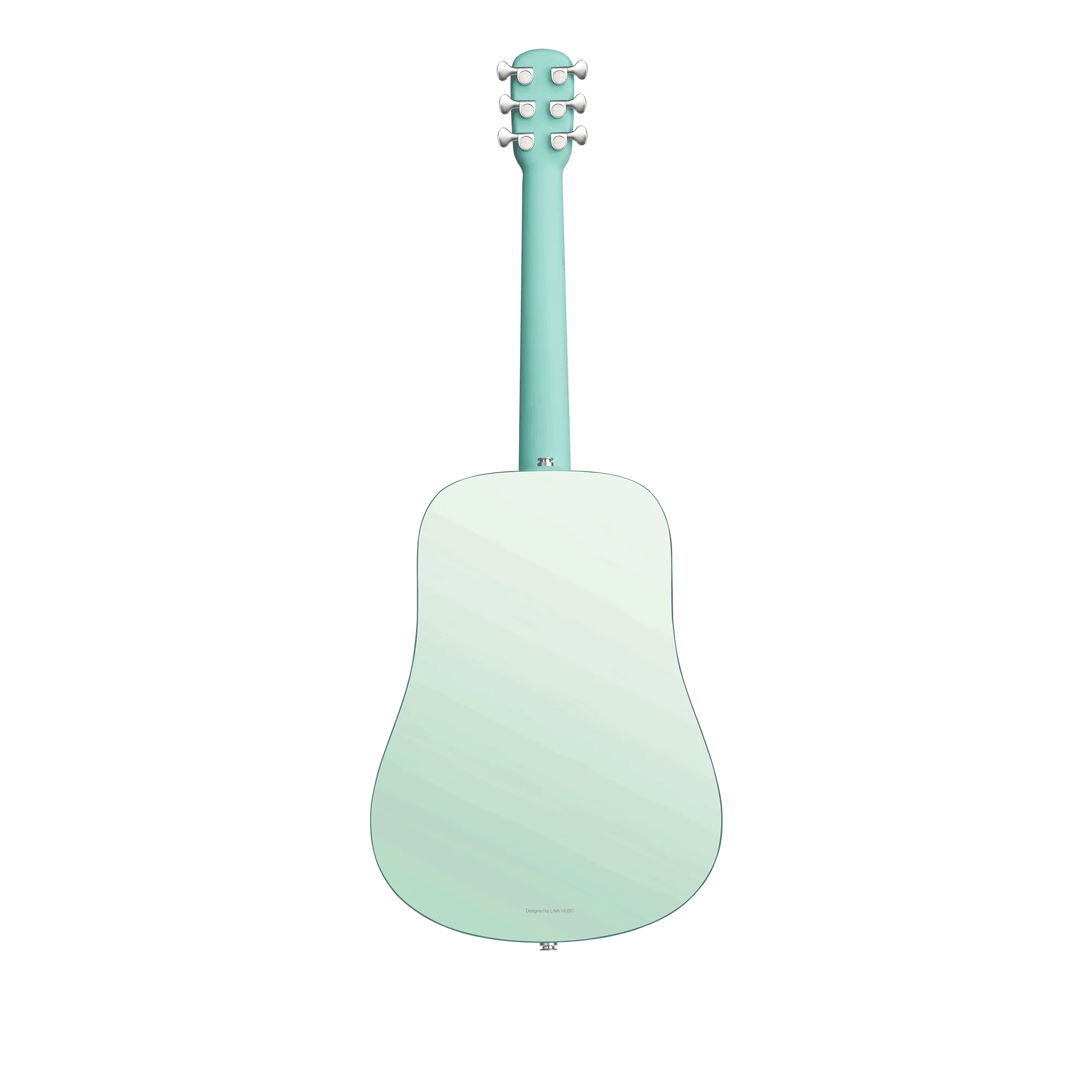 Lava Music BLUE-LAVA-GREEN Blue Lava Touch 36" HPL Acoustic-Electric Smart Guitar w/ AirFlow Bag, Aqua/Mint Green