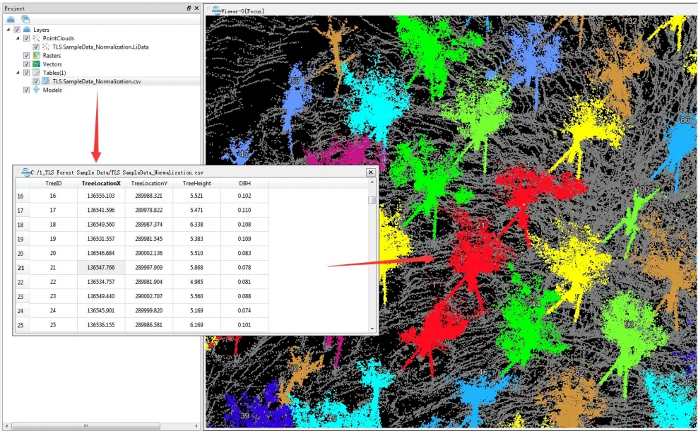 LiDAR360 Forestry module