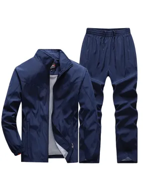 Lightweight Sports Tracksuit with Zipper Jacket - SF2282