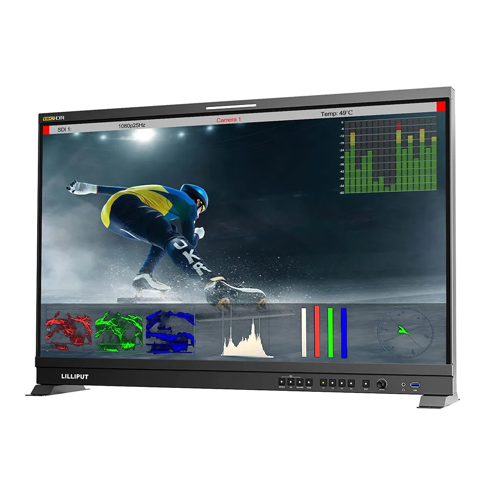 LILLIPUT Q31-8K 31.5" 12G-SDI/HDMI Broadcast Studio Monitor (V-Mount)