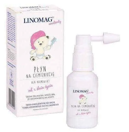 Linomag Liquid for cradle cap 30ml, softens the epidermis
