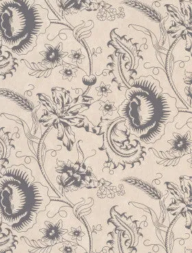 Little Greene Woodblock Mono Wallpaper - Knightsbridge