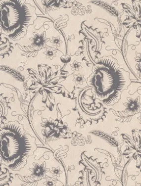 Little Greene Woodblock Mono Wallpaper - Knightsbridge