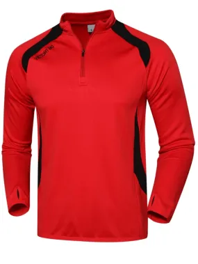 Long-Sleeve Fleece Sports Top with Finger Holes - SF2078
