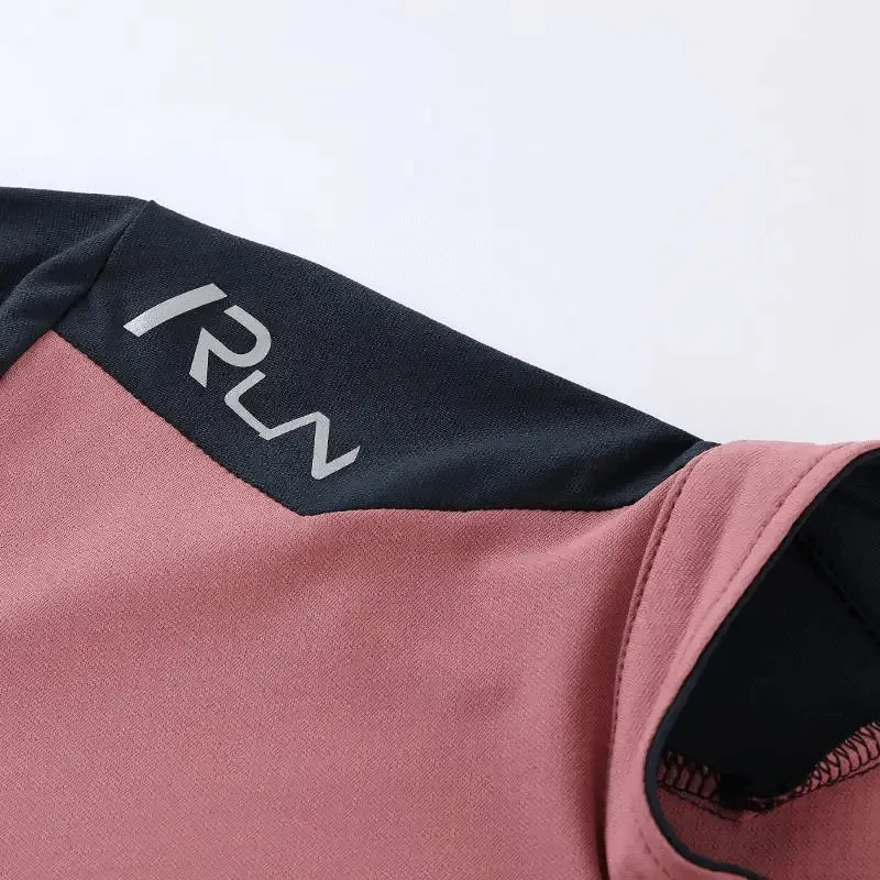 Long Sleeves Double Color Running Pullover - SF2074