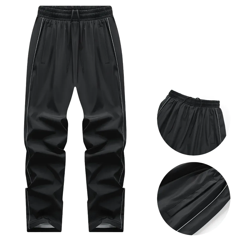 Mandarin Collar Zipper Tracksuit Set with Pockets - SF2278
